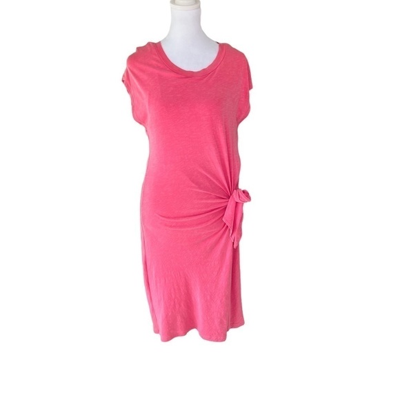 Sundry - Side Tie Jersey Dress Sundress Casual Mini Knee Length Sz 2/M - Picture 3 of 10